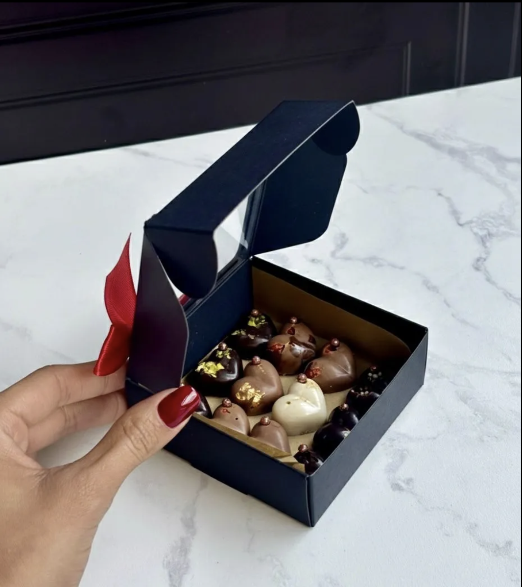 Caja de corazones