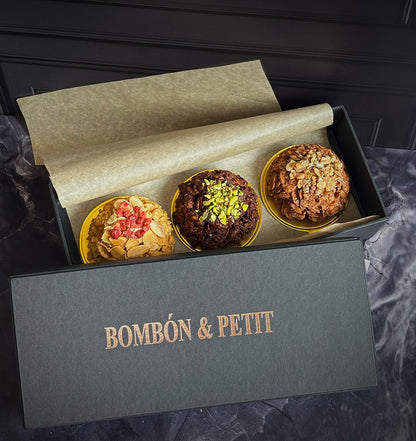 Coffret cadeau royal - 3 pièces - Chocolat belge 